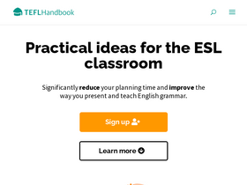 'teflhandbook.com' screenshot