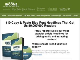 'incomediary.com' screenshot