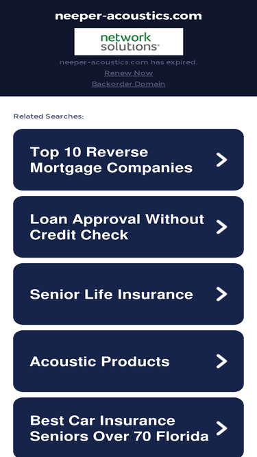 neeper-acoustics.com