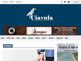 'ciavula.it' screenshot