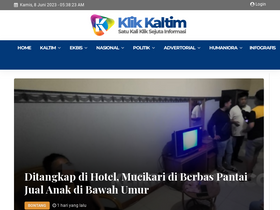 'klikkaltim.com' screenshot