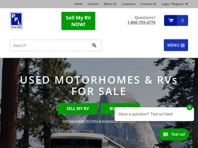 'pplmotorhomes.com' screenshot