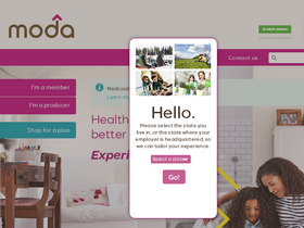 'modahealth.com' screenshot