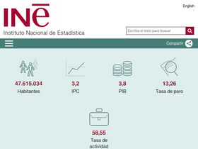 'arce.ine.es' screenshot