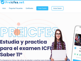 'preicfes.net' screenshot
