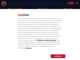 'fcbarcelona.fr' screenshot