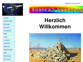 'biancahoegel.de' screenshot