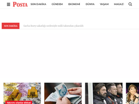 'posta.com.tr' screenshot