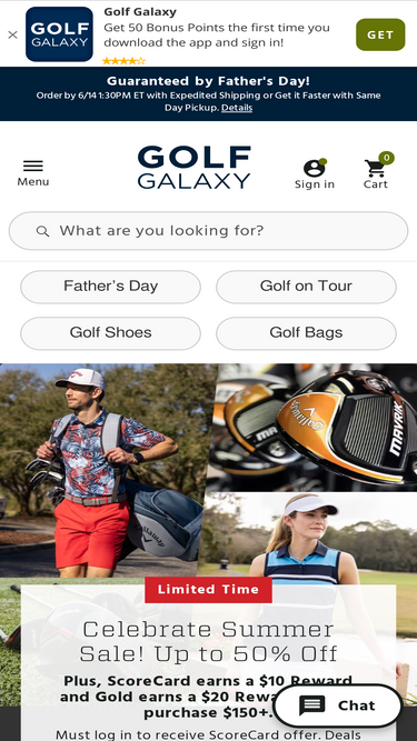 Golf galaxy store father's day sale