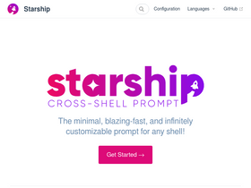 'starship.rs' screenshot