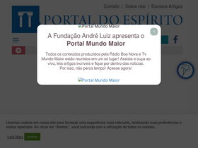 'espirito.org.br' screenshot