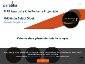 'paratika.com.tr' screenshot