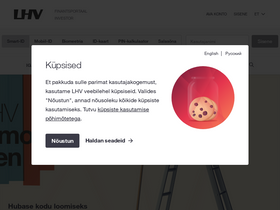 'lhv.ee' screenshot