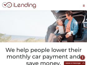 'ilendingcarloanrefinancing.com' screenshot