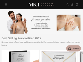 mktcustomjewelry.com homepage screenshot