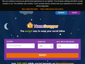 'homeswapper.co.uk' screenshot