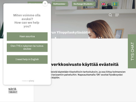 'tys.fi' screenshot