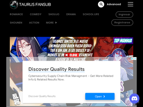 'taurusfansub.com' screenshot