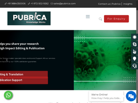 'pubrica.com' screenshot