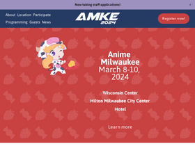 'animemilwaukee.org' screenshot