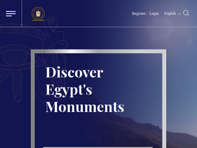'egymonuments.gov.eg' screenshot
