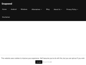 'snapseed.online' screenshot
