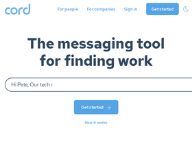 'cord.co' screenshot