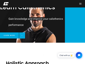 'learncalisthenics.fit' screenshot