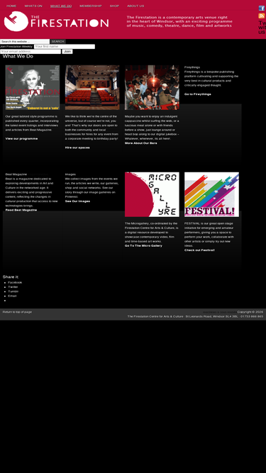 firestationartscentre.com