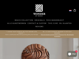 wonderbywood.com homepage screenshot