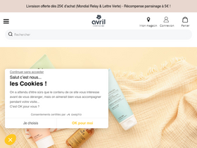 'avril-beaute.fr' screenshot