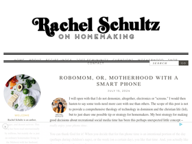 'rachelschultz.com' screenshot