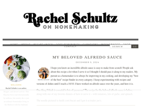 'rachelschultz.com' screenshot