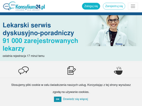'konsylium24.pl' screenshot