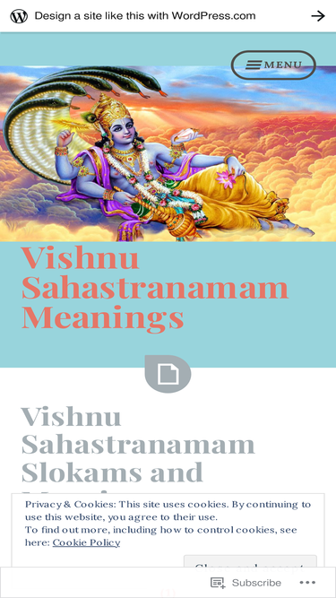vishnusahastranamam.wordpress.com