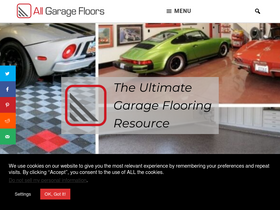 'allgaragefloors.com' screenshot