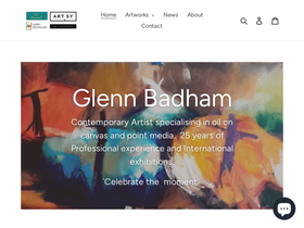 glennbadham.com homepage screenshot