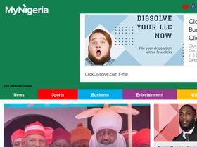 'mynigeria.com' screenshot