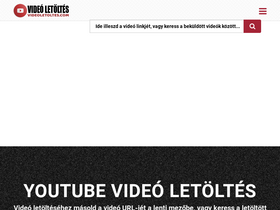 'videoletoltes.com' screenshot