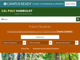 'humboldt.edu' screenshot