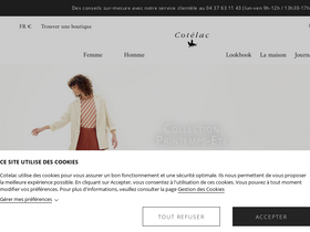 'cotelac.fr' screenshot