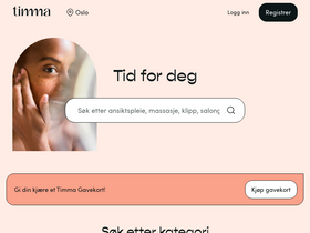 'timma.no' screenshot