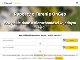 'ongeo.pl' screenshot