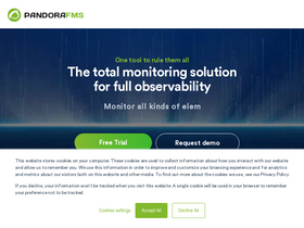 'pandorafms.com' screenshot