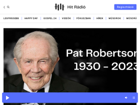'hitradio.hu' screenshot