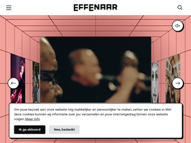 'effenaar.nl' screenshot
