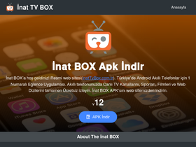 'inattvbox.com.tr' screenshot