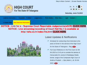 'tshc.gov.in' screenshot