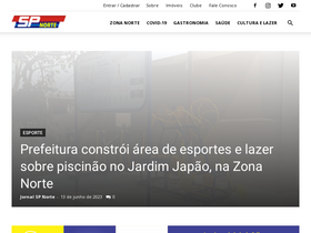 'jornalspnorte.com.br' screenshot