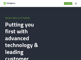 'titanfx.com' screenshot